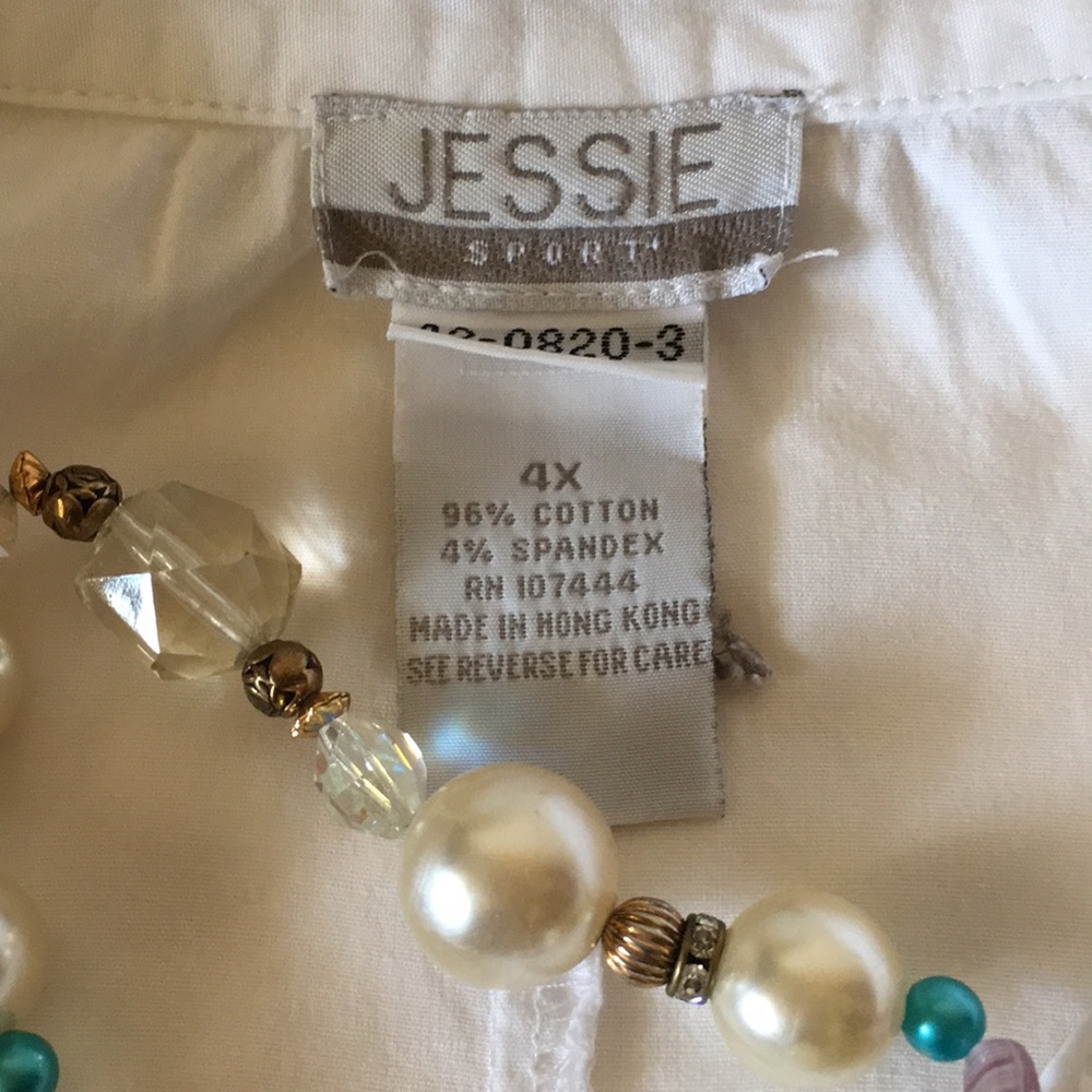 Jesse Sports Long White Button Down Shirt - Picture 5 of 8